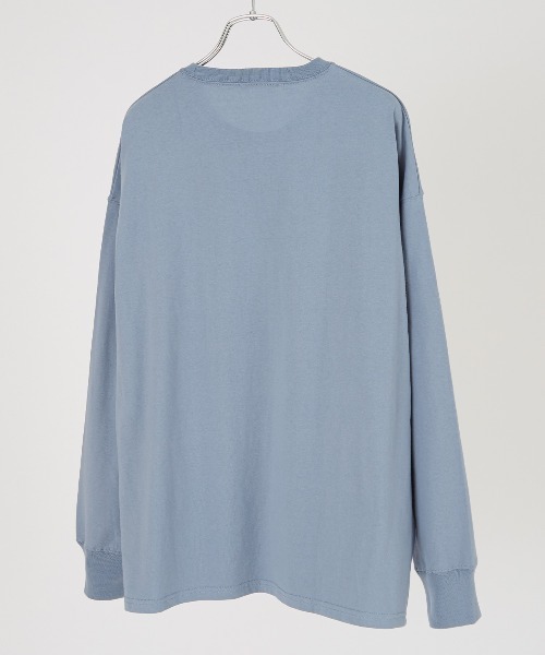 improves(インプローブス)の「USコットン フットボール ロンT(Tシャツ/カットソー・メンズ・ダークグリーン/オフホワイト/チャコール/ピンク/杢グレー/ブラック/ブルー/ネイビー/ブラウン/ベージュ・LARGE/MEDIUM/X-LARGE)」の18枚目の写真