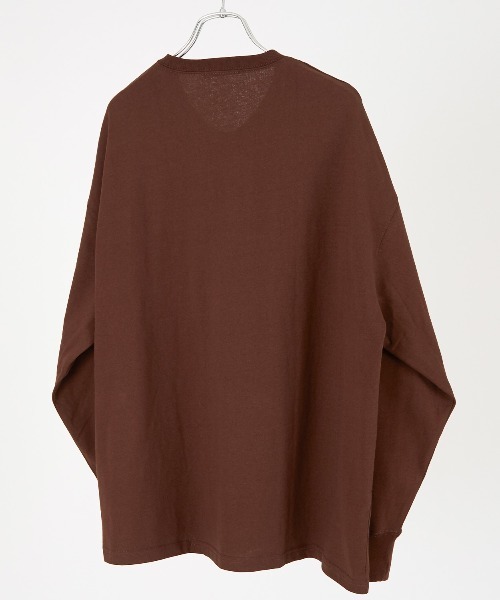 improves(インプローブス)の「USコットン フットボール ロンT(Tシャツ/カットソー・メンズ・ダークグリーン/オフホワイト/チャコール/ピンク/杢グレー/ブラック/ブルー/ネイビー/ブラウン/ベージュ・LARGE/MEDIUM/X-LARGE)」の22枚目の写真