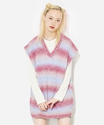 X-girl | GRADATION KNIT VEST(ベスト)