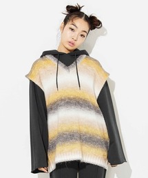 X-girl | GRADATION KNIT VEST(ベスト)