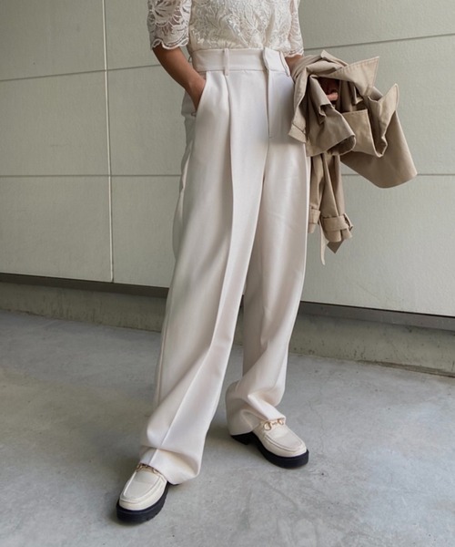 AMAIL（アマイル）の「Hay long pants（その他パンツ・レディース・グリーン/アイボリー・S/M）」の12枚目の写真