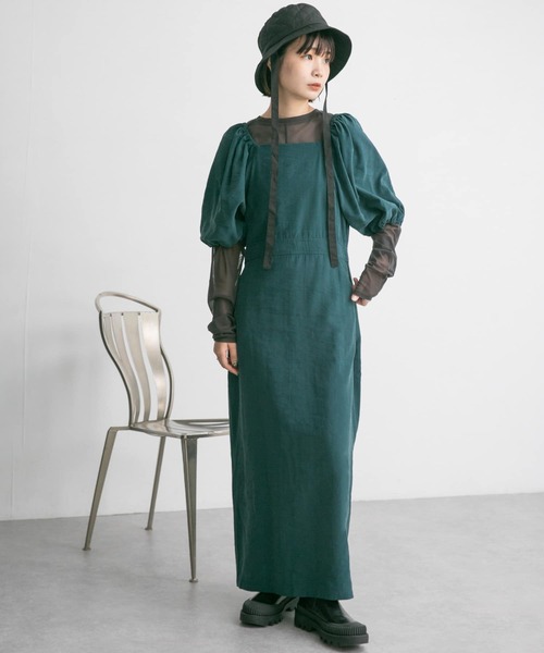 セール】バルーンスリーブロングワンピース（ワンピース）｜KBF  