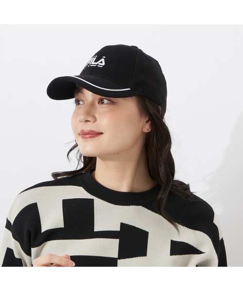 Fila Golf フィラ ゴルフ キャップ ロゴ ブランド 帽子 ストレッチ レディース 保温 防寒 キャップ Fila Golf フィラゴルフ のファッション通販 Zozotown
