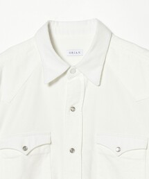 ORIAN / ビ－ムスF別注 シャンブレー ウエスタンシャツ ／サイズ：39 ORIAN / ビ－ムスF別注 シャンブレー ウエスタンシャツ ／サイズ