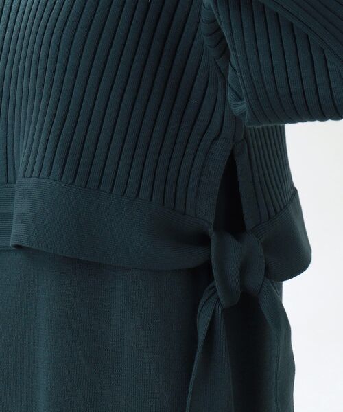 THE SHOP TK （ザ ショップ ティーケー ）の「◆【洗える/2点セット】リブニットワンピース（ワンピース・レディース・ブラック/ライトベージュ/ダークグリーン・13/12）」の20枚目の写真