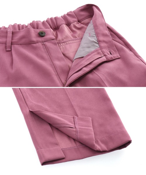 Settimissimo（セッティミッシモ）の「起毛ツイルインサイドスリットパンツ（その他パンツ・レディース・パープル/ブルー・FREE）」の12枚目の写真