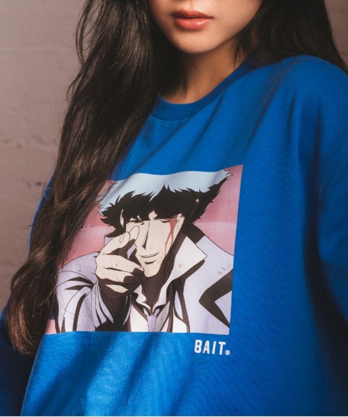 BAIT（ベイト）の「BAIT ×  COWBOY BEBOP BANG CREW 226-CBB-SWT-001（スウェット・メンズ・ブルー・LARGE/XX-LARGE/MEDIUM/X-LARGE）」の2枚目の写真