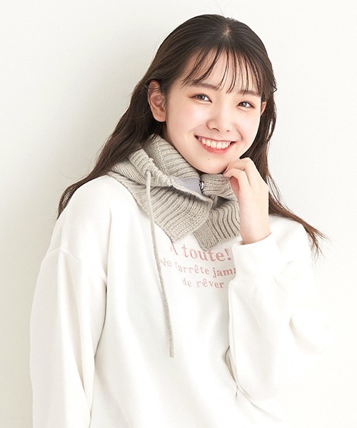 LOVETOXIC（ラブトキシック）の「バラクラバ（キャップ・キッズ・サックスブルー/グレー/アイボリー・FREE）」の3枚目の写真