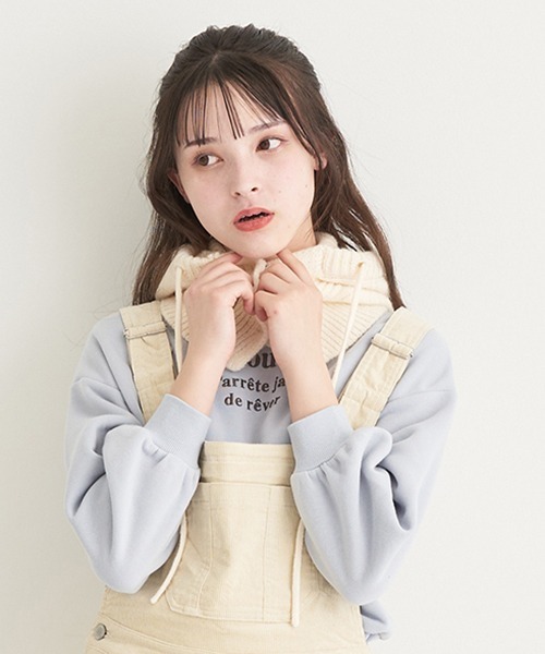 LOVETOXIC（ラブトキシック）の「バラクラバ（キャップ・キッズ・サックスブルー/グレー/アイボリー・FREE）」の2枚目の写真