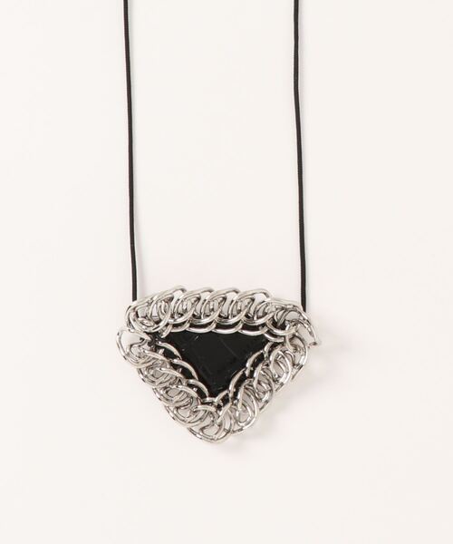 TOGA PULLA(トーガ プルラ)の「TOGA PULLA Magic triangle TP22-AK211(ネックレス・レディース・ホワイト/ブルー/ブラック・ONE SIZE)」の5枚目の写真