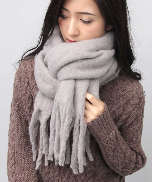 セール】REPREVE 大判 ブークレーストール / ブークレ / マフラー