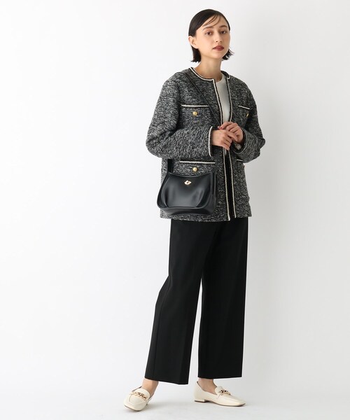 OPAQUE.CLIP（オペークドットクリップ）の「◆クラシカルショルダーバッグ（ショルダーバッグ・レディース・ブラック/ブラウン系・00）」の12枚目の写真