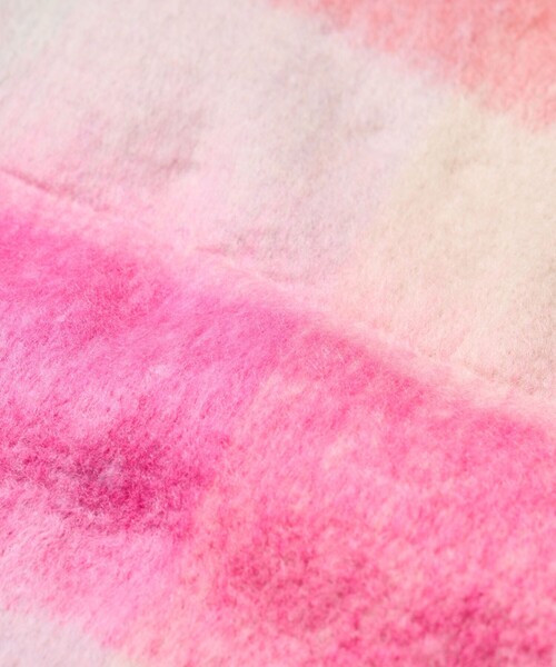 FREAK'S STORE（フリークスストア）の「【WEB限定】チェックボリュームマフラー（マフラー・レディース・ピンク/オレンジ/ブラック/ブルー・ONE SIZE）」の7枚目の写真