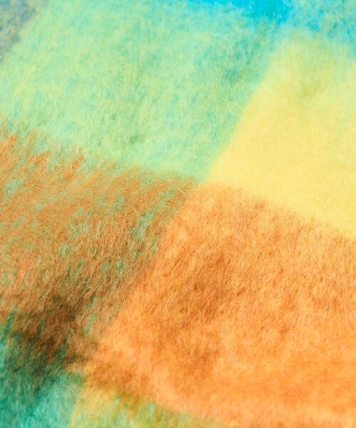 FREAK'S STORE（フリークスストア）の「【WEB限定】チェックボリュームマフラー（マフラー・レディース・ピンク/オレンジ/ブラック/ブルー・ONE SIZE）」の8枚目の写真