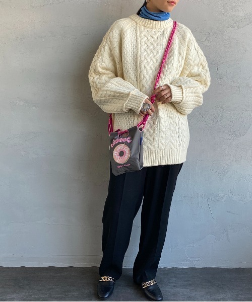 Ball&Chain（ボールアンドチェーン）の「[BALL&CHAIN/ボールアンドチェーン] SWEET 刺繍デザインナイロンバッグ スモールサイズ（ショルダーバッグ・レディース・チャコール・S）」の10枚目の写真