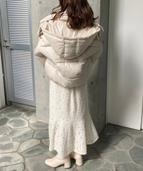 one after another NICE CLAUP(ワンアフターアナザーナイスクラップ)の「【着丈の調節可能】 肩リボンマーメイドキャミワンピース(ワンピース・レディース・ブラック系その他/アイボリー/ベージュ系その他/ブラック・FREE)」の18枚目の写真