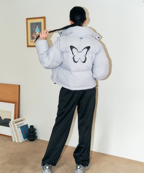 FANCY CLUB(ファンシークラブ)の「NASTY FANCY CLUB/PADDINGショートジャケット 2174369(ブルゾン・レディース・グレー/ブラック・FREE)」の15枚目の写真