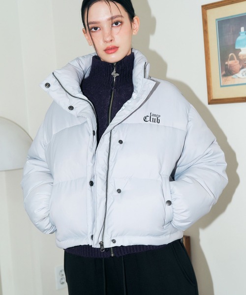 FANCY CLUB(ファンシークラブ)の「NASTY FANCY CLUB/PADDINGショートジャケット 2174369(ブルゾン・レディース・グレー/ブラック・FREE)」の18枚目の写真