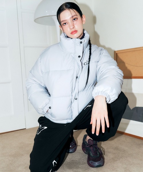 FANCY CLUB(ファンシークラブ)の「NASTY FANCY CLUB/PADDINGショートジャケット 2174369(ブルゾン・レディース・グレー/ブラック・FREE)」の13枚目の写真