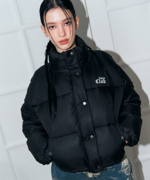 FANCY CLUB(ファンシークラブ)の「NASTY FANCY CLUB/PADDINGショートジャケット 2174369(ブルゾン・レディース・グレー/ブラック・FREE)」の16枚目の写真