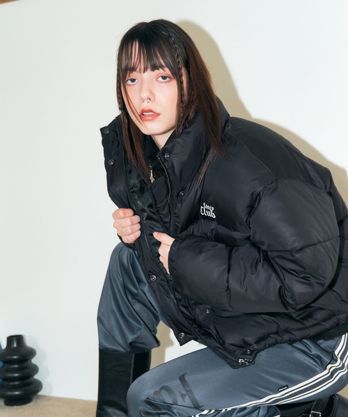 FANCY CLUB(ファンシークラブ)の「NASTY FANCY CLUB/PADDINGショートジャケット 2174369(ブルゾン・レディース・グレー/ブラック・FREE)」の14枚目の写真