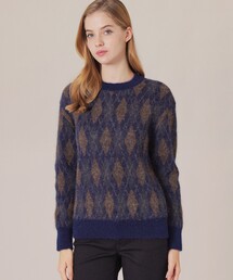 MACKINTOSH LONDON | モヘヤミックスアーガイルニットプルオーバー(ニット/セーター)