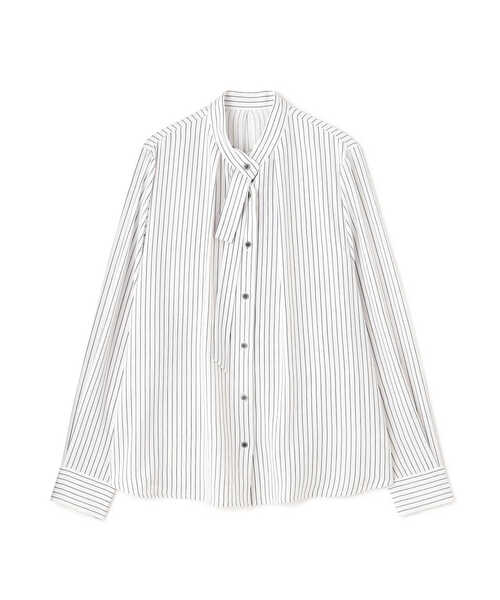 N.（N. Natural Beauty Basic）（エヌエヌナチュラルビューティーベーシック）の「◆ストライプリボンタイブラウス（シャツ/ブラウス・レディース・ホワイト系その他/ブルー系その他・MEDIUM）」の12枚目の写真