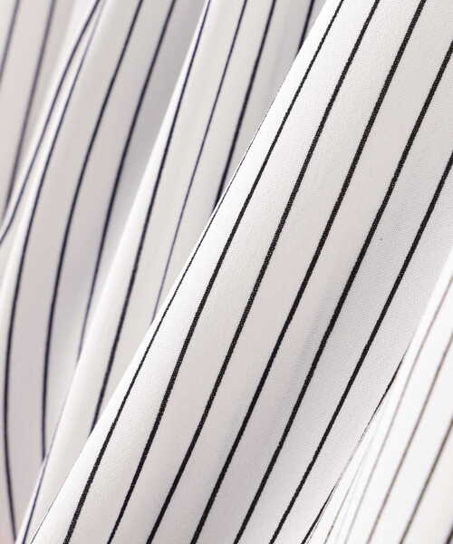 N.（N. Natural Beauty Basic）（エヌエヌナチュラルビューティーベーシック）の「◆ストライプリボンタイブラウス（シャツ/ブラウス・レディース・ホワイト系その他/ブルー系その他・MEDIUM）」の20枚目の写真