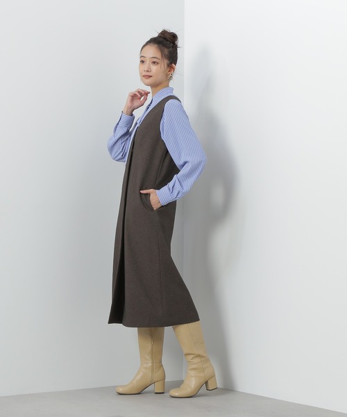 N.（N. Natural Beauty Basic）（エヌエヌナチュラルビューティーベーシック）の「◆ストライプリボンタイブラウス（シャツ/ブラウス・レディース・ホワイト系その他/ブルー系その他・MEDIUM）」の7枚目の写真