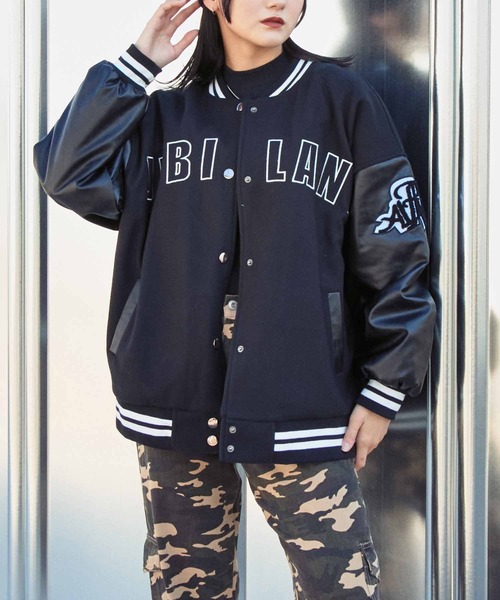 ANAP(アナップ)の「ANAPワッペンロゴスタジャン(スタジャン・レディース・ブラック/モスグリーン・FREE)」の18枚目の写真