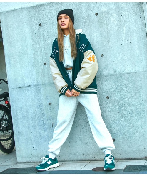 ANAP(アナップ)の「ANAPワッペンロゴスタジャン(スタジャン・レディース・ブラック/モスグリーン・FREE)」の22枚目の写真