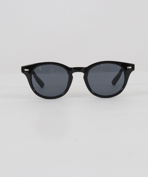 CAMBIO(カンビオ)の「mko10959-Thick Temple Boston Sunglasses サングラス(サングラス・メンズ・ブラック×ブルー/スモーク/グレー系その他・FREE)」の12枚目の写真