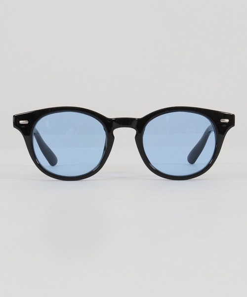 CAMBIO(カンビオ)の「mko10959-Thick Temple Boston Sunglasses サングラス(サングラス・メンズ・ブラック×ブルー/スモーク/グレー系その他・FREE)」の13枚目の写真