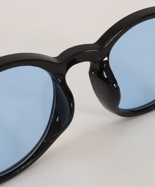 CAMBIO(カンビオ)の「mko10959-Thick Temple Boston Sunglasses サングラス(サングラス・メンズ・ブラック×ブルー/スモーク/グレー系その他・FREE)」の16枚目の写真