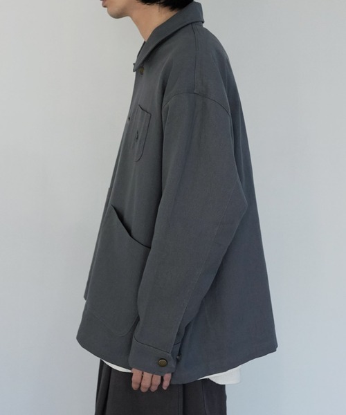 U.S. POLO ASSN.（ユーエスポロアッスン）の「U.S. POLO ASSN. / ユーエスポロアッスン 別注 コラボ  コットン ワーク カバーオール（カバーオール・メンズ・ブラック/チャコールグレー/ベージュ/カーキ・LARGE/MEDIUM）」の16枚目の写真