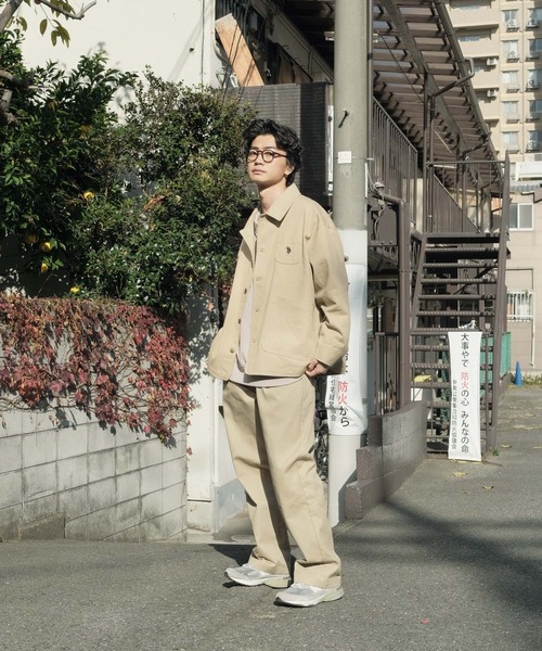 U.S. POLO ASSN.（ユーエスポロアッスン）の「U.S. POLO ASSN. / ユーエスポロアッスン 別注 コラボ  コットン ワーク カバーオール（カバーオール・メンズ・ブラック/チャコールグレー/ベージュ/カーキ・LARGE/MEDIUM）」の6枚目の写真