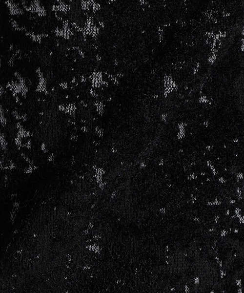 HIDEAWAYS NICOLE（ハイダウェイニコル）の「ブロークンチェックジャカードニット（ニット/セーター・メンズ・ホワイト×ブラック/ブラック/ボルドー・LARGE/MEDIUM/X-LARGE）」の5枚目の写真