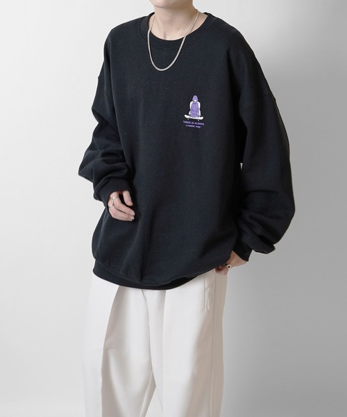 復刻版】 イラストバックプリント / ワンポイント プルオーバー