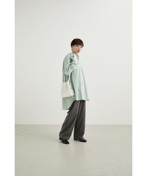 SLY（スライ）の「STRIPE OVERSIZED ARM SLIT SH ストライプ