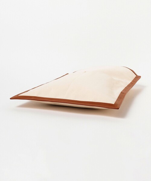 BEAMS LIGHTS（ビームスライツ）の「BEAMS LIGHTS / トリム キャンバス トートバッグ（トートバッグ・メンズ・ブラック/ダークブラウン・ONE SIZE）」の21枚目の写真