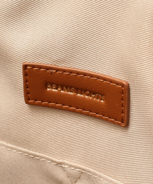 BEAMS LIGHTS（ビームスライツ）の「BEAMS LIGHTS / トリム キャンバス トートバッグ（トートバッグ・メンズ・ブラック/ダークブラウン・ONE SIZE）」の20枚目の写真