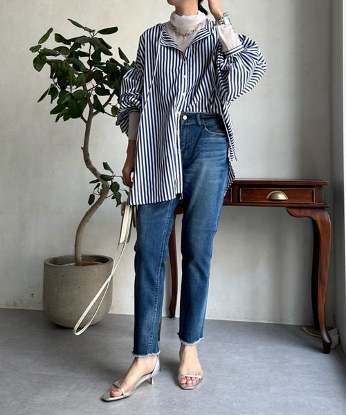 Healthy denim(ヘルシーデニム)の「【Healthy denim/ヘルシーデニム】 H.Salt(デニムパンツ・レディース・ブルー・23cm/25cm/24cm)」の5枚目の写真