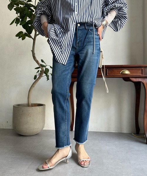 Healthy denim(ヘルシーデニム)の「【Healthy denim/ヘルシーデニム】 H.Salt(デニムパンツ・レディース・ブルー・23cm/25cm/24cm)」の8枚目の写真