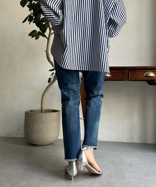 Healthy denim(ヘルシーデニム)の「【Healthy denim/ヘルシーデニム】 H.Salt(デニムパンツ・レディース・ブルー・23cm/25cm/24cm)」の11枚目の写真