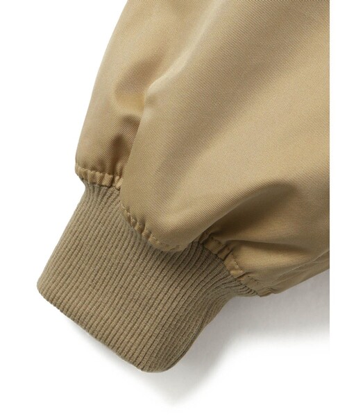 MidiUmi(ミディウミ)の「MidiUmi スイングトップ(ダウンジャケット/コート・レディース・ベージュ/ブラック・FREE)」の4枚目の写真