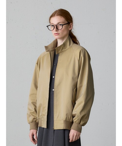 MidiUmi(ミディウミ)の「MidiUmi スイングトップ(ダウンジャケット/コート・レディース・ベージュ/ブラック・FREE)」の6枚目の写真