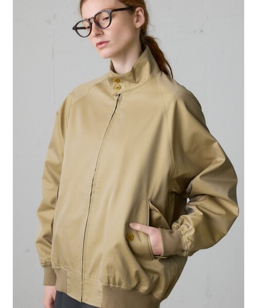 MidiUmi(ミディウミ)の「MidiUmi スイングトップ(ダウンジャケット/コート・レディース・ベージュ/ブラック・FREE)」の9枚目の写真