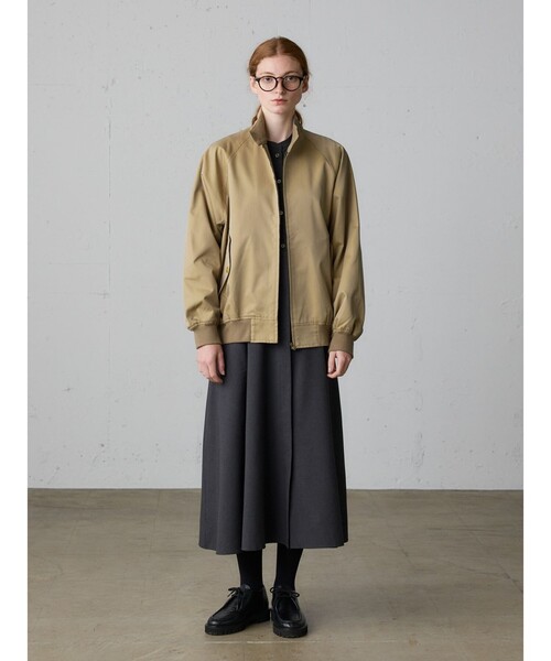 MidiUmi(ミディウミ)の「MidiUmi スイングトップ(ダウンジャケット/コート・レディース・ベージュ/ブラック・FREE)」の11枚目の写真