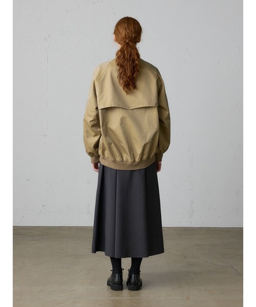 MidiUmi(ミディウミ)の「MidiUmi スイングトップ(ダウンジャケット/コート・レディース・ベージュ/ブラック・FREE)」の14枚目の写真