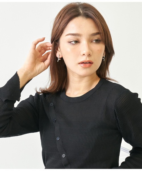 ANAP(アナップ)の「ニュアンスピアス(ピアス(両耳用)・レディース・シルバー/ゴールド・FREE)」の3枚目の写真